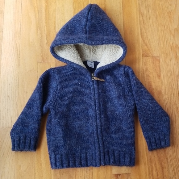 Carter's hooded zip-up cardigan sweater - Picture 1 of 4